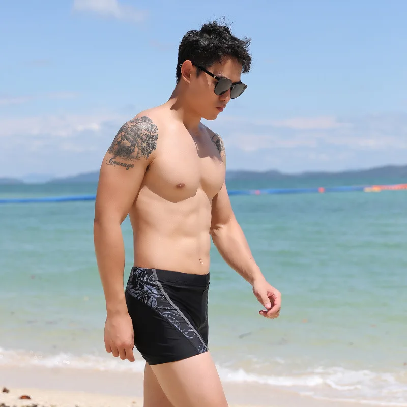 tight fitting swimming trunks