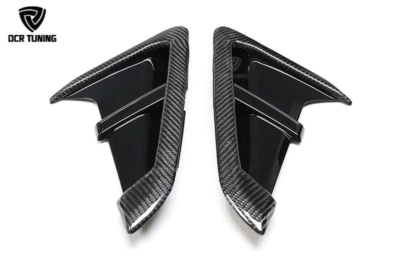X3M/X4M стиль карбоновое крыло вентиляционное отверстие отделка для BMW X серии X3 G01 X4 G02 карбоновое волокно крыло светильник отделка-UP