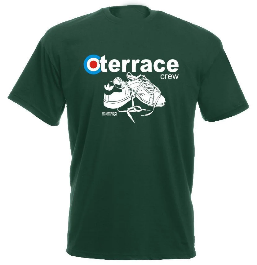 2019 Summer T-Shirts For Men Hot Sale Hot Sale Clothes Terrace 100% Cotton Hooligans Footballer Casual logo Tee Shirts