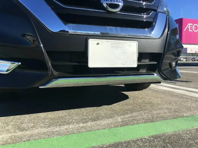 Накладка на передний бампер для Nissan Серена C27 Highwaystar 2016 2017 2018 декоративная
