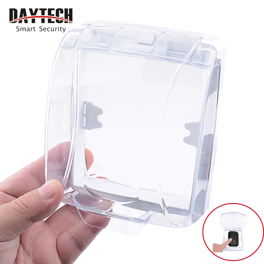 DAYTECH Waterproof Doorbell Cover Outdoor Splash Proof Shell For