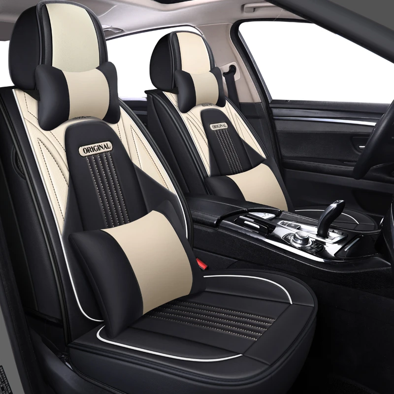 Lederen Auto Stoelhoezen Voor Peugeot 206 207 308 307 407 208 5008 2020 Rcz  2008 Partner 301 508 Sw accessoires|Automobiles Seat Covers| - AliExpress