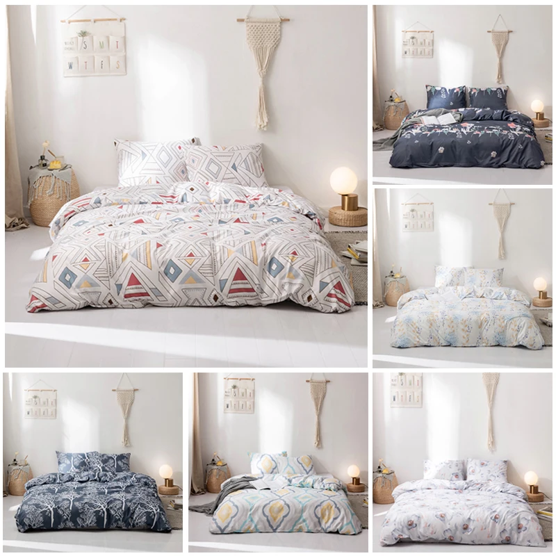 Green Grey Khaki Camouflage Duvet Quilt Cover Bedding Set Double King SKing