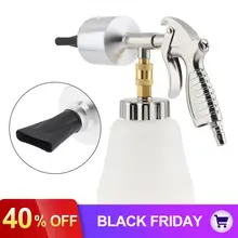 1 литровый ручной пневматический пистолет-распылитель моющего средства высокого давления с пластиковым поролоновым горшком и плоской головкой для мытья автомобиля