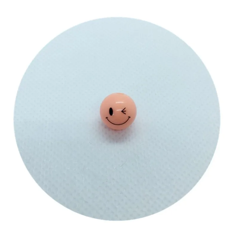 30pcs emoticon beads Smiling Face for kids children girls gifts accessories jewelry crafts bracelet making 6 7 years diy Acrylic