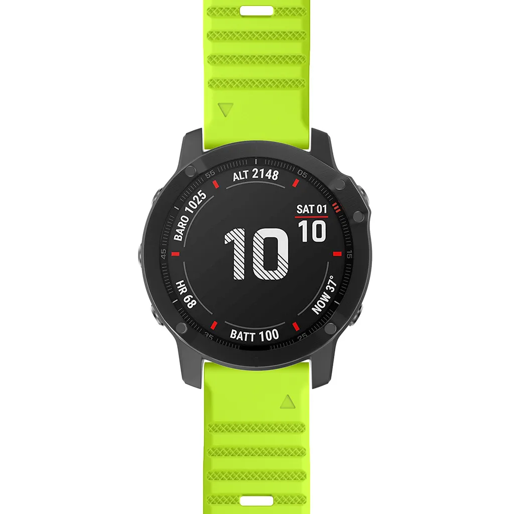 Для Garmin Fenix 6X/6X pro Fenix 5X/5X Plus сменный быстросъемный силиконовый ремешок для наручных часов Fenix6X Fenix5X 26 мм