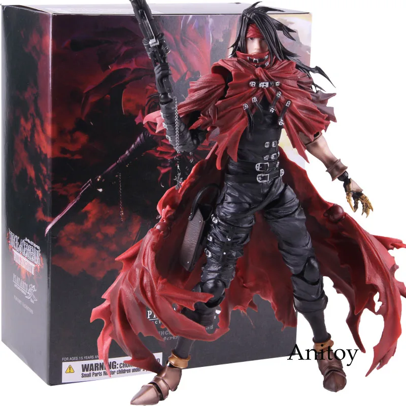 Dirge of Cerberus Final Fantasy VII Play Arts Kai Vincent Valentine фигурка экшн ПВХ Final Fantasy 7 Коллекционная модель игрушки