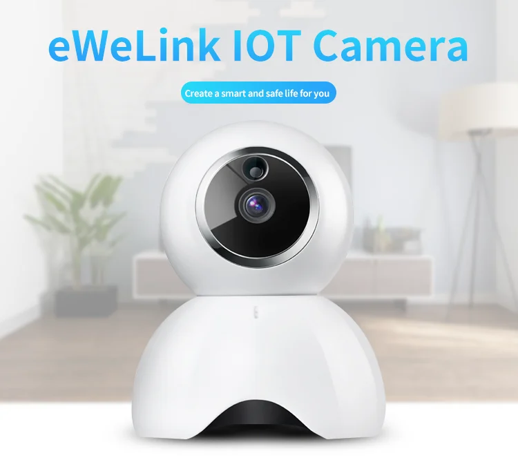 Lonsonho Wifi IP камера, умная беспроводная камера безопасности, 720P 1MP, приложение eWeLink, двухсторонний аудио детектор движения, ночное видение