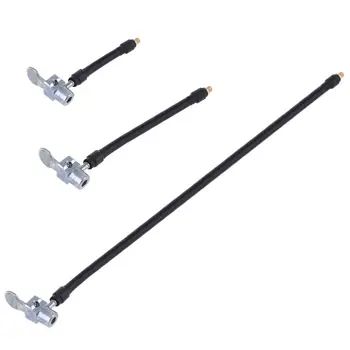 

Air Inflator Hose Adapter Locking Air Chuck with Hose for Bike Motor Car Tire X4YD