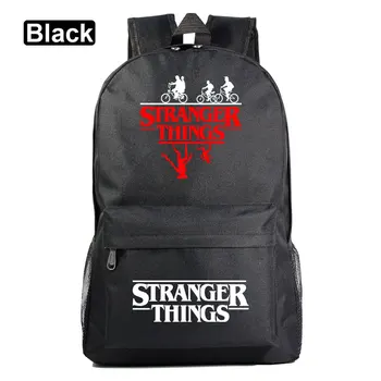 

A2015 Fashion weird stranger Things Boy Girl Book School bag Women Bagpack Teenagers Schoolbags Men Student Backpack
