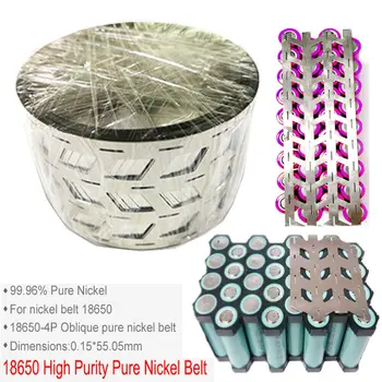 

5m High Purity Pure Nickel Strip 0.15mm Thickness 4P 18650 Battery Welding Belt