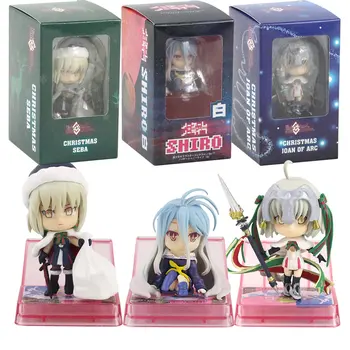 

Fate Grand Order Saber Phone Holder Joan of Arc No Game No Life Shiro Figure Toys Christmas Gifts