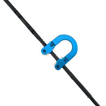 

Wonderful! Archery Metal D Ring Aluminum Bowstring Safety Rope Bow Release Buckle Aid Compound Bow Hunting Accessories