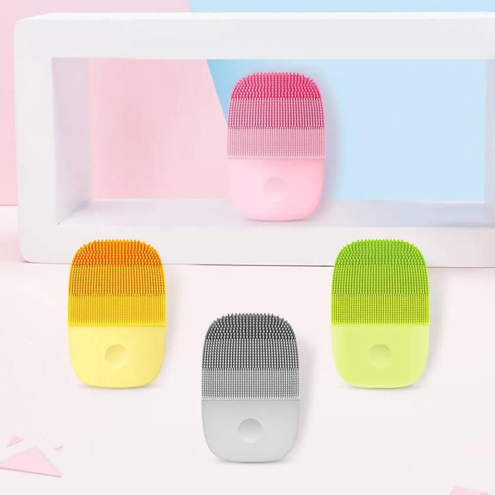 Sonic Cleansing Instrument Ultrasonic Vibration Silicone Electric Washing Brush Pore Beauty Cleaning Artifact 2