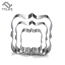 TTLIFE формочки для печенья из нержавеющей стали, кондитерские изделия для выпечки, бисквитные кондитерские изделия, украшения для торта, формы для выпечки, аксессуары