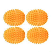 4 шт./компл. оранжевый многоразовые шары для сушки смягчитель морщин Детский стиральный порошок мяч для сушки для домашней одежды бытовые чистящие средства