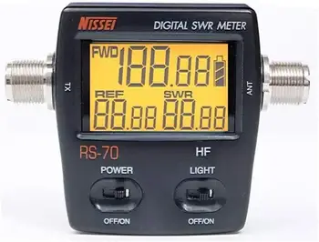 

Youmei RS-70 Digital SWR/Watt Meter HF 1.6-60MHz 200W for Two-Way Radio