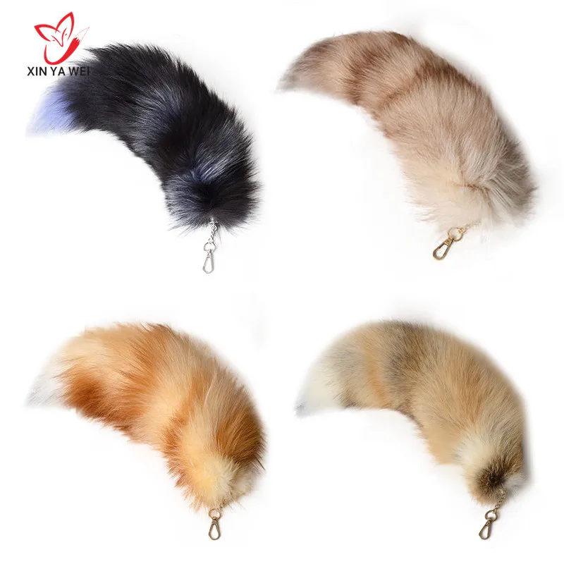 Mink Fur Tail Keychain USA Shipping