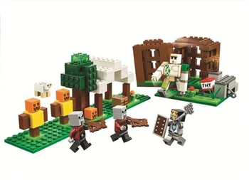 

2020 IN STOCK New my movie word The Raider Outpost Compatible with 21159 Building lepining Blocks Bricks lepinblocks Toys gift