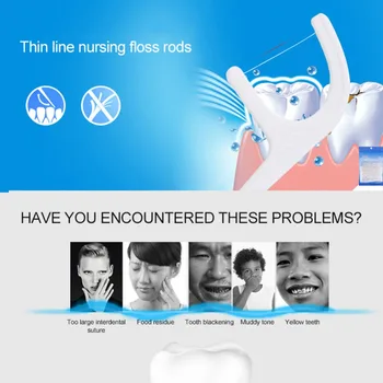 

Dental Floss Stick Superfine Dental Floss Interdental Brush Teeth Stick Oral Hygiene