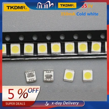 

TKDMR 3500pcs For SEOUL LED Backlight 1W 3V 3528 2835 131LM Cool white For LED LCD Backlight TV Application LED LCD TV Backlight