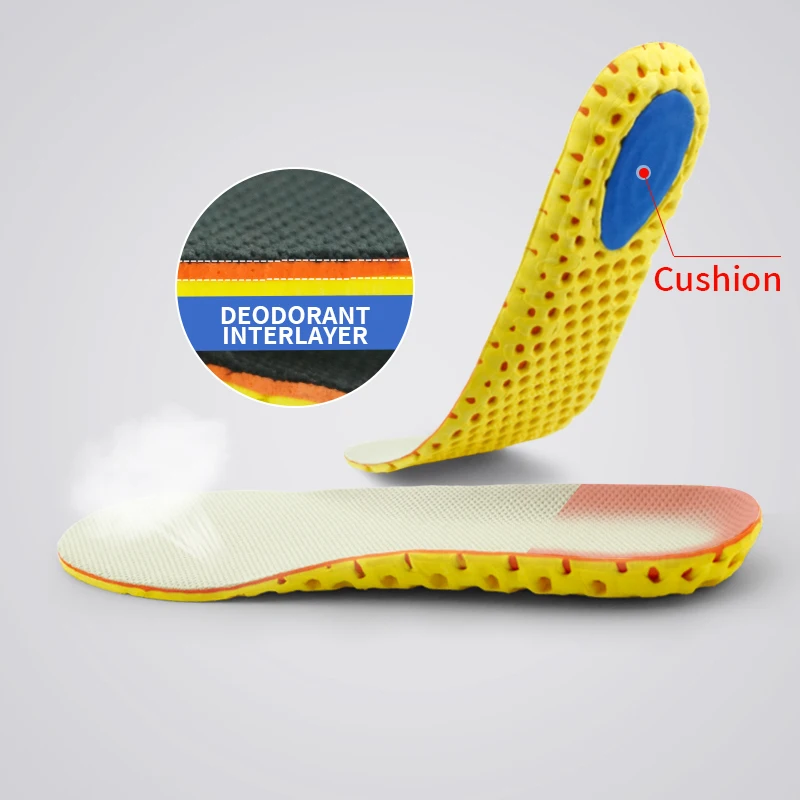SneakerInsolesSoftPainRelifBreathableOutdoorRunningSiliconeGel