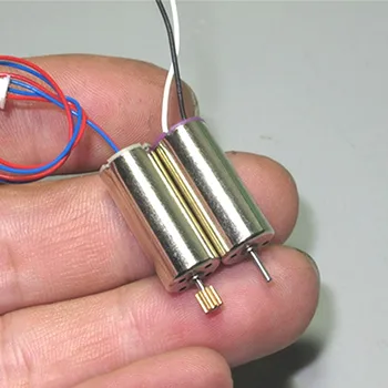 

8520 Coreless Motor DC 3.7V 51200RPM High Speed 1S Quadcopter Aircraft Model Motor 0.3 Modulus 8 Teeth Copper Gear Nd Magnet