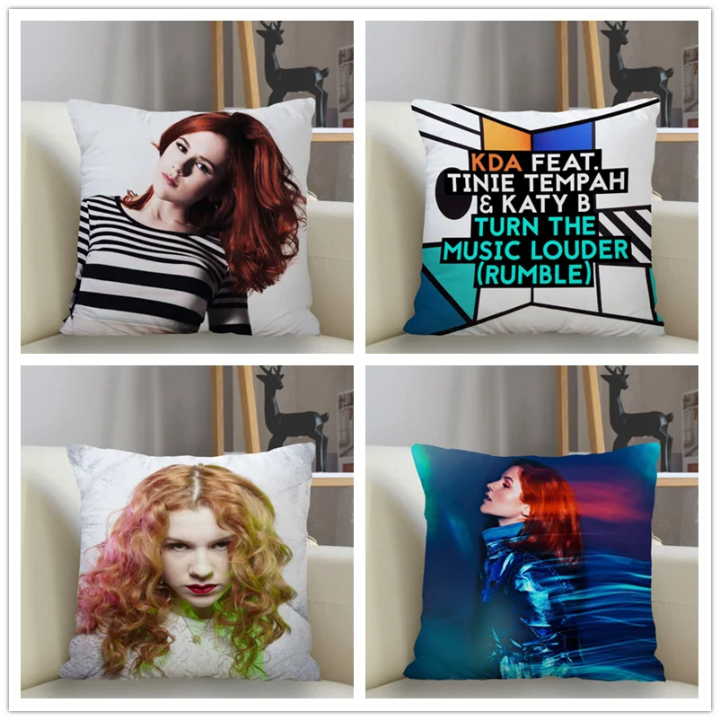 Musife Custom Katy B Pillowcase Home Decoration 45*45cm Zipper Square Throw Pillow Cover Drop Shipping | Дом и сад