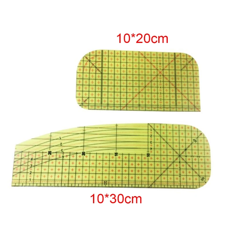 Hot Ironing Ruler Diy Patchwork Tailor Craft Sewing Measuring Kits 20/30CM 