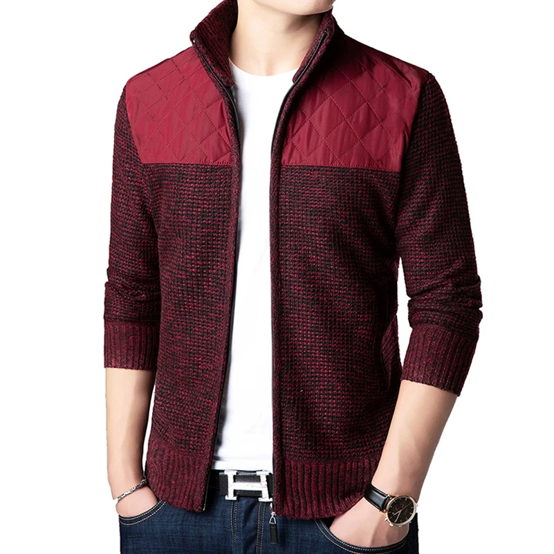 UNIVOS KUNI, мужской модный свитер, пальто blusa de frio masculino, зимний, осенний, теплый, уличная куртка, приталенный, большой размер 3XL, J628
