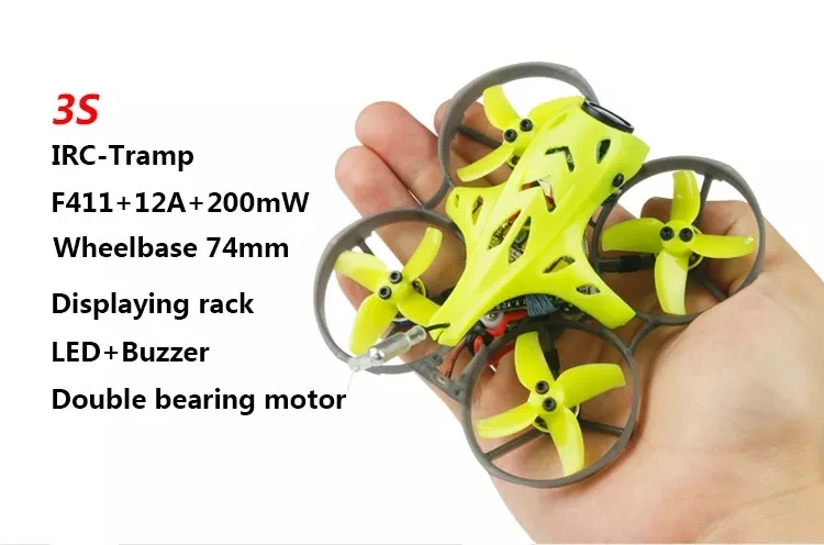 LDARC ET75 HD 74 мм F4 OSD 3S FPV гоночный Дрон PNP BNF w/Caddx черепаха V2 1080P камера