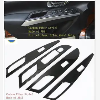 

Yimaautotrims Fit For Suzuki Sx4 s-cross 2014 - 2020 ABS Auto Accessory Armrest Window Glass Lift Button Panel Cover Trim 4 Pcs