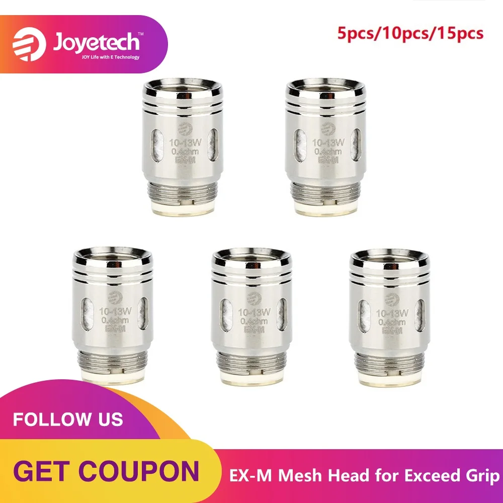 Оригинал 5 шт. 15 Joyetech EX M сетка катушка для превышения высоты 0 4ом SS316 электронная