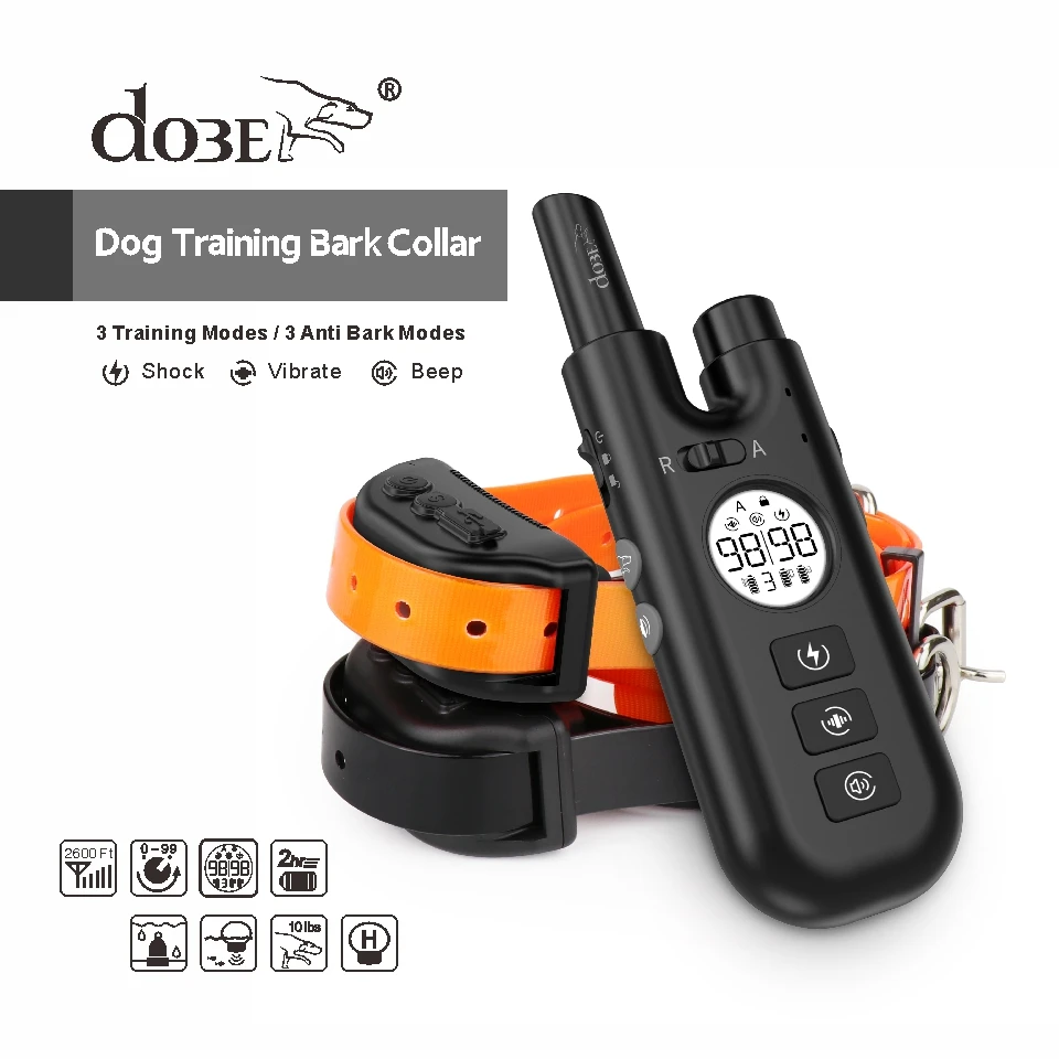 controle colar parar laques com 800m pet trainer