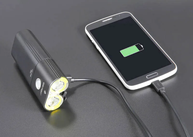 GACIRON V9D велосипедный передний светильник s велосипед L2 светодиодный USB Перезаряжаемый велосипедный светильник s задний светильник