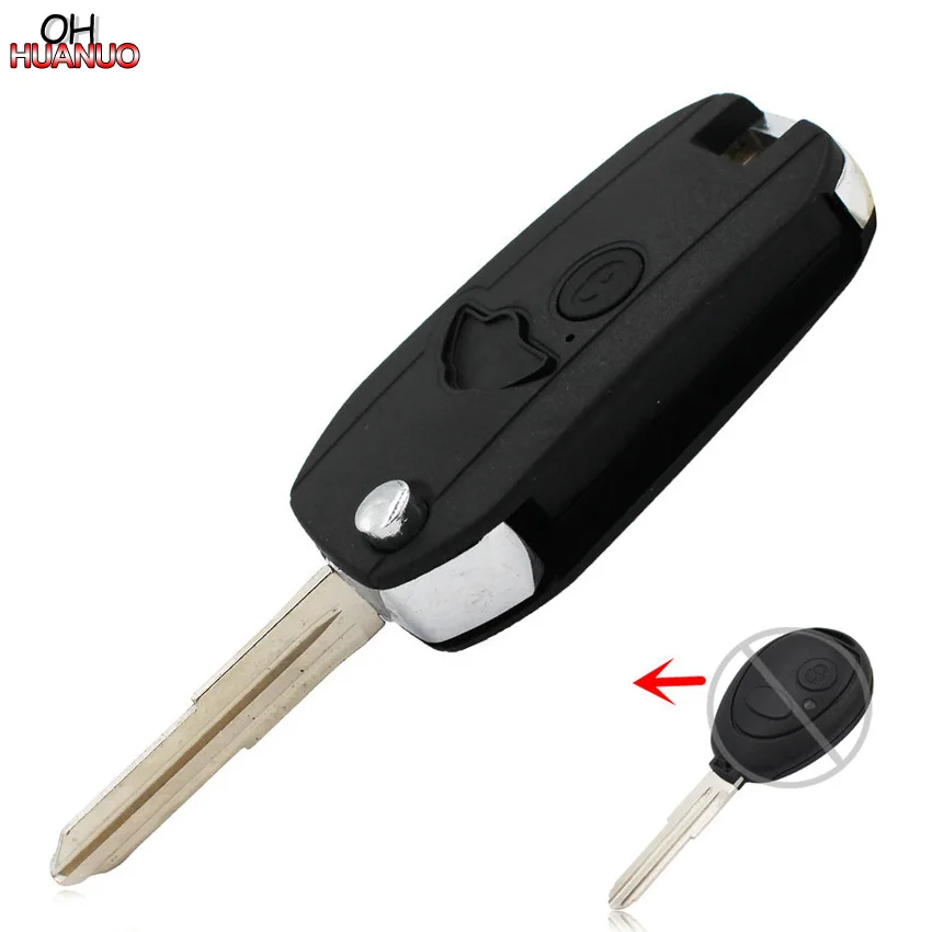 2 Button Flip Folding Remote Key Shell Case Fob For Land Rover Discovery 1999-2004 | Автомобили и мотоциклы