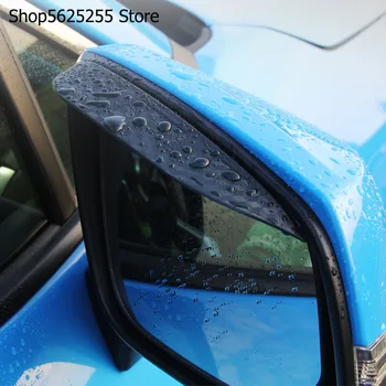 

Rearview Mirror Rain Eyebrow Modified Reflective Mirror Car Decoration For Toyota RAV4 RAV-4 2019 2020 Car Accessories