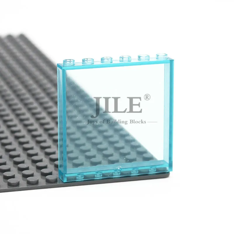 Панель MOC стеклянная для планшета 1x6x5 стена с окном уличного вида 59349 креативные