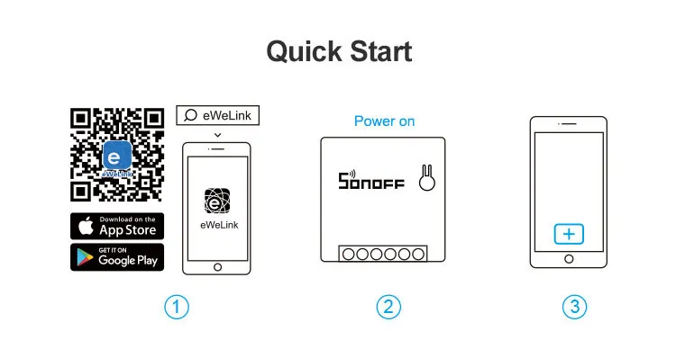 Sonoff мини Wifi умный переключатель 2 способа DIY реле Ewelink беспроводной пульт дистанционного управления внешний переключатель работает с Alexa Google Home