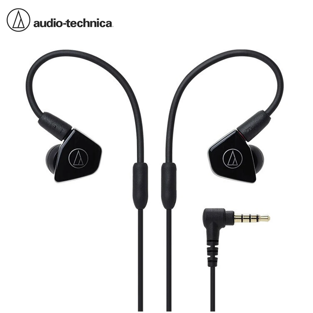 Audio-Technica ATH-LS50iS 3 5 мм проводные наушники мощный бас Hi-Fi двойной динамический Спорт