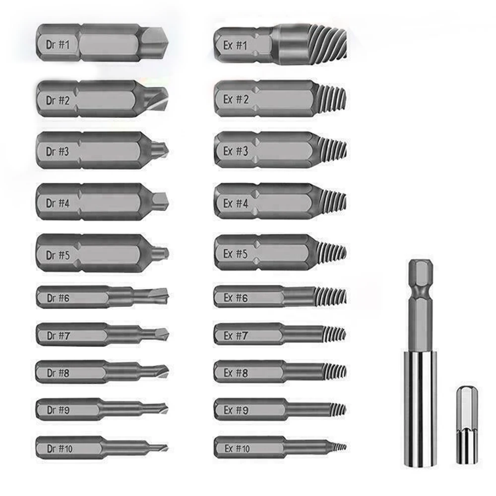 22 шт./компл. повреждены в полоску устройство для извлечения болтов Комплект для сломанный винт, на все случаи жизни, фотокамер Speedlite HSS болт вне винт набор для удаления гелевого