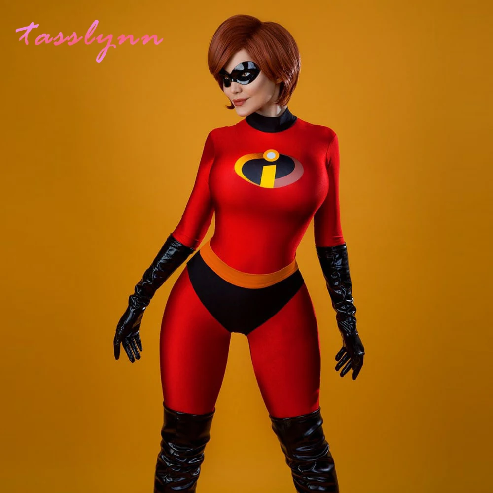 Gli Incredibili 2 Elastigirl Cosplay Costumi di Supereroi di Halloween Tuta  Zentai Vestito Delle Ragazze Delle Donne Adulti/Bambini - AliExpress