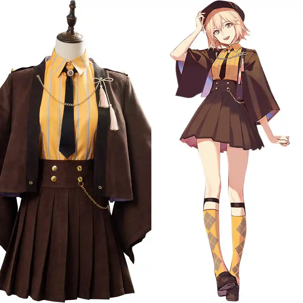 運命グランド注文 Fgo 沖田総司コスプレ衣装ドレス制服アダルトハロウィンカーニバル衣装女性帽子フルセット Anime Costumes Aliexpress