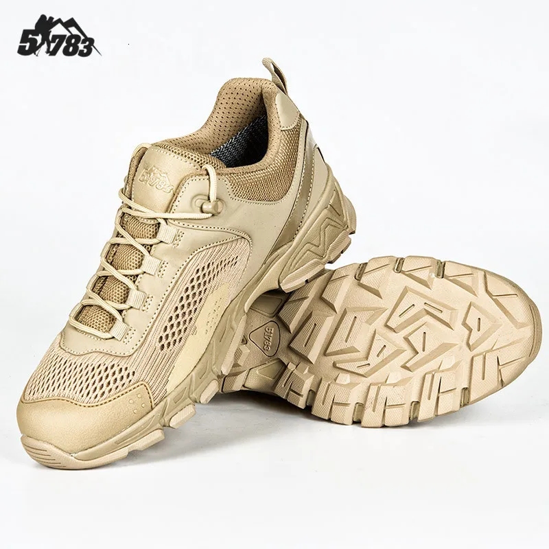 Low Help Tactical Shoes Breathable Mesh Thicken Fiber Sand Prevention Outdoor Light Hiking Camping Climbing Unisex Sports Boots