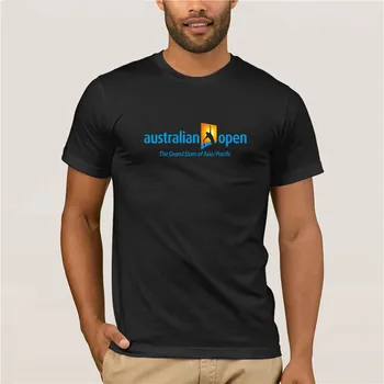 

Men's white short sleeve t-shirt AUSTRALIAN OPEN TENNIS FEDERER NADAL MURRAY PLUS SIZES Top Quality Men Free Shipping t-shirt