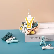 

Household Clothes Underwear Sock Clip Hanger Windproof Fixed Clothespin Multifunctional Plastic Drying Clip Room Organizer