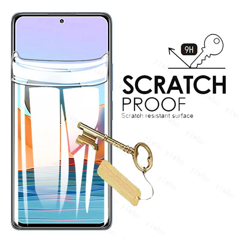 Didisky 2 Pezzi Pellicola Protettiva in Vetro Temperato per Xiaomi Redmi Note 10S / Note 10 4G 6.43'' (Non per Redmi Note 10 5G), Protezione Schermo Facile da Pulire e da installare