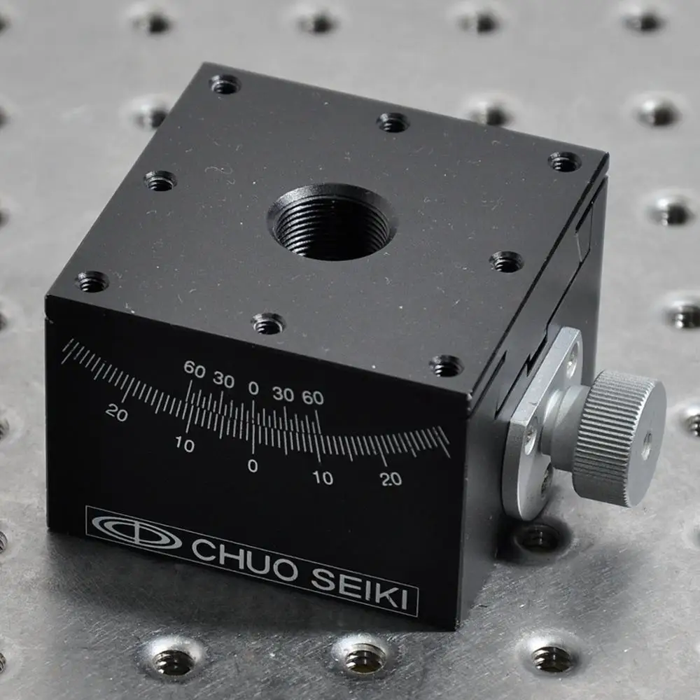 CHUO TS 611 Goniometer сценический стол размер 60x60 мм путешествие ± 20 ° ручной угол радиуса