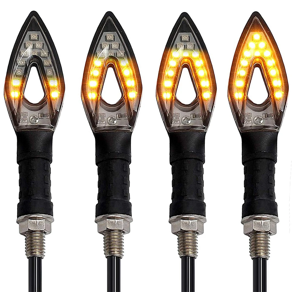

4Pcs 12V Led Motorcycle Turn Signal Brake Lamp Indicator Light Flasher Blinker For Kawasaki z750 z1000 Z800 z650 versys 650 er6n