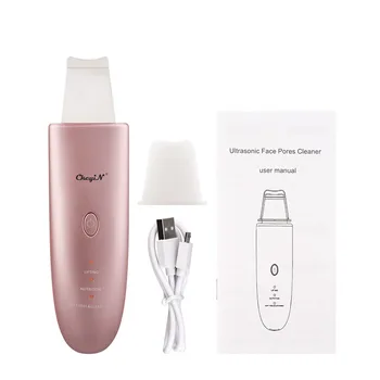

Ems Ions Ultrasonic Vibration Face Pore Cleanser Skin Scrubber Blackhead Acne Removal Face Exfoliator Peeling Machine Skin Care
